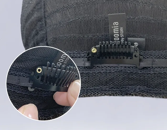 ウィッグ用クリップ(くし型ピン)大サイズ/フック付き