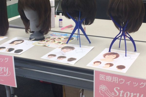 医療用ウィッグがこの品質でこの価格なので、患者さんにとても紹介しやすいんですよ
