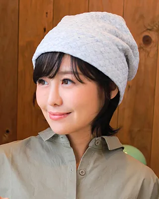 帽子と一緒に使う毛付きインナーキャップ ショートタイプ