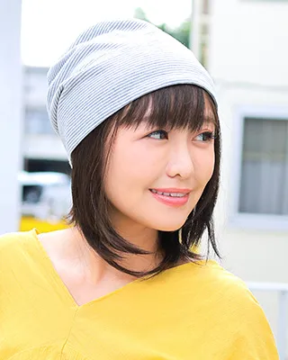 帽子と一緒に使う毛付きインナーキャップ ミディアムタイプ