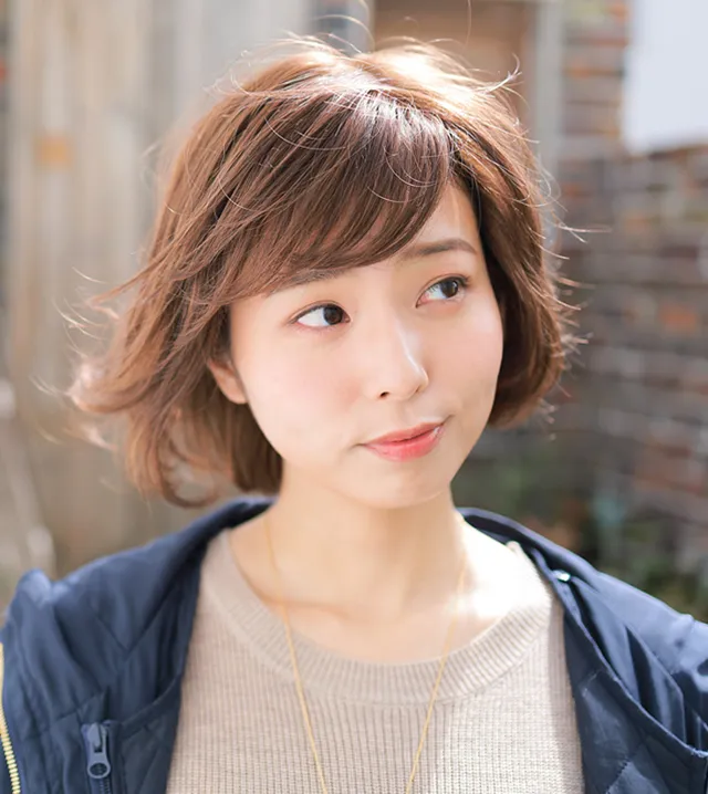 自然光でもなじむナチュラルな医療用ボブスタイル「ディアーズボブ」
