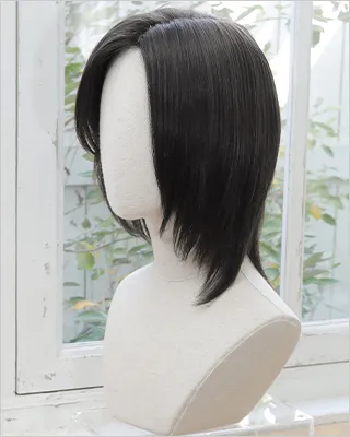 つむじと分け目が自然な医療用ウィッグ ショートウィッグ ノーカットショート